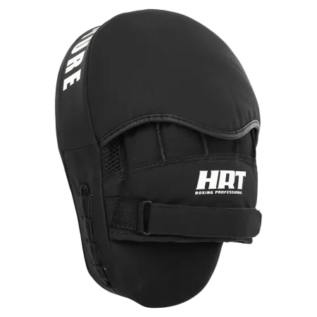 Лапа Вигнута для боксу та єдиноборств HARD TOUCH 19x5x25 см 2 шт - 23 см - Чорний, Жовтий