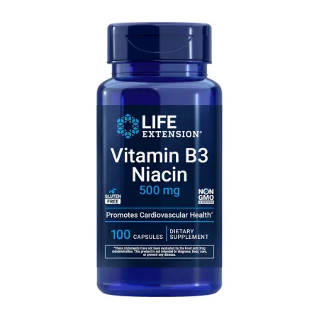Vitamin B3 Niacin 500 мг - 100 капсул