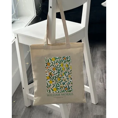 Екошопер BookOpt BK4075 WILLIAM MORRIS "лимонне дерево" бежевий