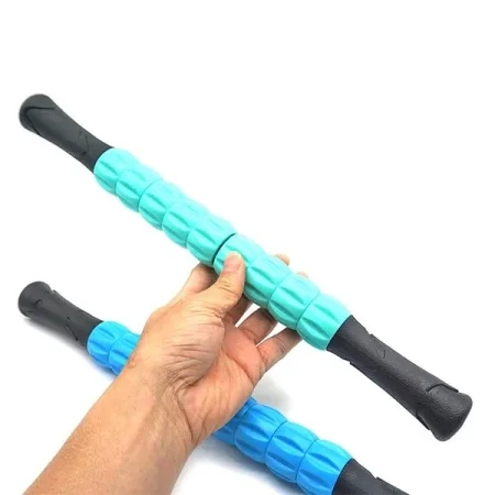 Масажер-палиця роликовий 9 масажерів massager  Помаранчевий