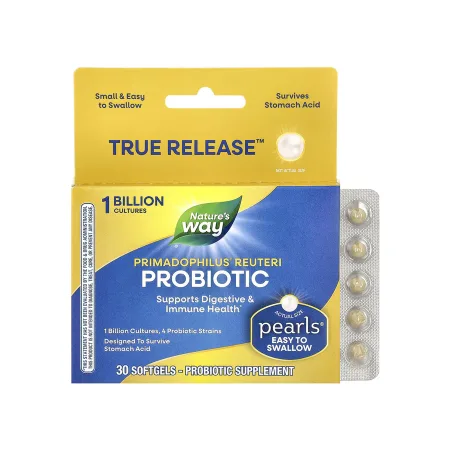 Primadophilus® Reuteri Probiotic Pearls - 30 софтгель