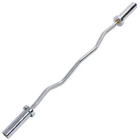 Гриф для штанги олімпійський вигнутий W-подібний 1,2 м 50 мм