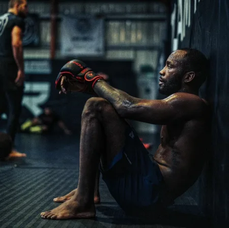 Рукавиці для ММА (греплінгові рукавички) RDX F6 KARA Matte Red Plus L/XL