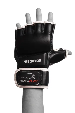 Рукавиці для MMA PowerPlay 3056 чорні - XL