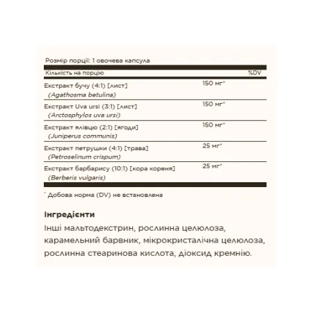 Herbal Water Pill - 100 капсул (До 11.26)