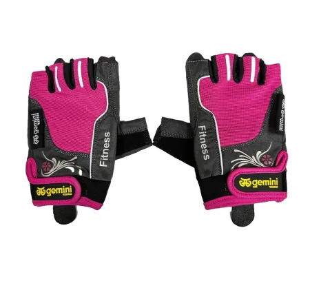 Рукавички для фітнесу M - рожевий