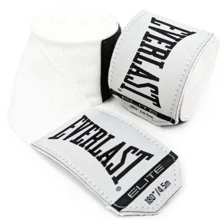 Бинти боксерські Everlast ELITE HANDWRAPS білий універсальний 180 дюймів (457,2 см) (оригінал) P00003324