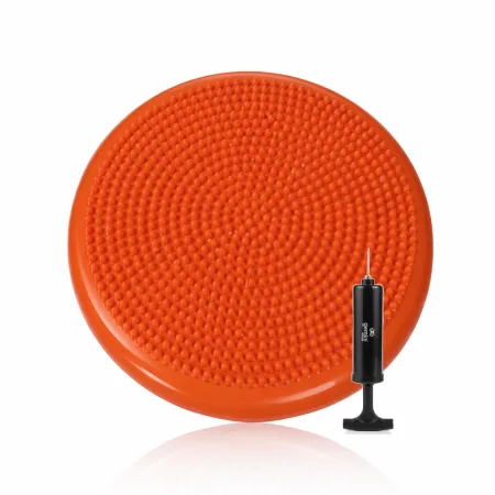 Балансувальна масажна подушка з насосом та коробками Pro помаранчевий