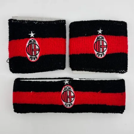 Набір напульсник та пов'язка на голову AC Milan