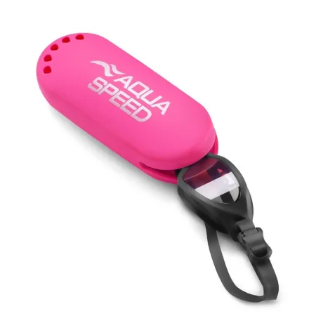 Чохол для окулярів Aqua Speed Silicone goggle case рожевий універсальний OFSM 633-03