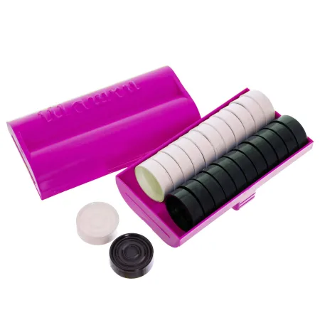 Шашки пластикові у футлярі червоний