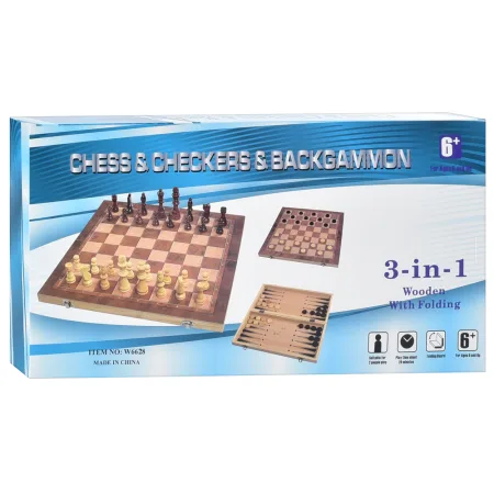 Шахи 3в1 - 44 х 44 х 2 см