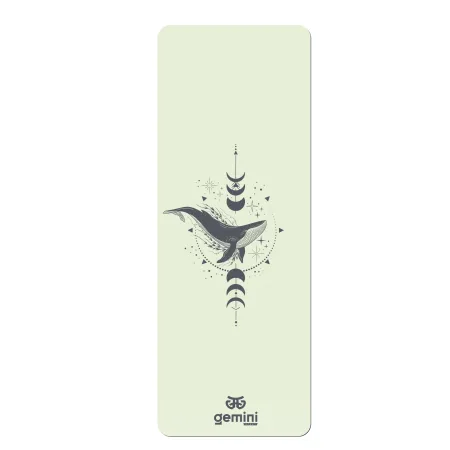 Килимок для йоги каучуковий поліуретан Pro ILLustration Sport Pro 183 см*68 см*5 мм сірий