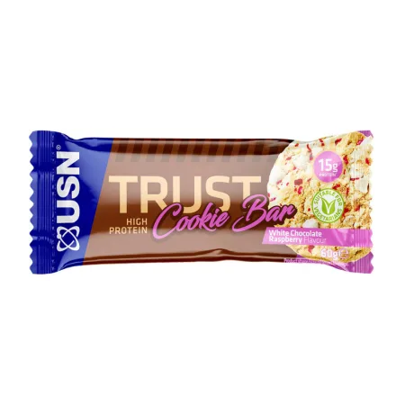 Trust Cookie Bar - 60 г білий шоколад малина