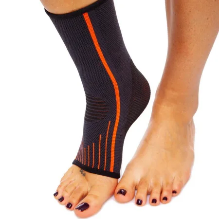 Бандаж на гомілковостоп еластичний EXTREME розмір L-XL 1 шт чорний-червоний - L/XL