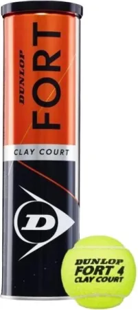 М'ячі для тенісу Dunlop Fort clay court 4 шт