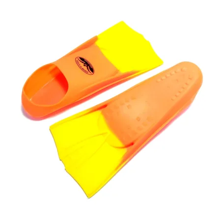 Ласти для плавання розмір 27-29 жовто-жовтогарячий
