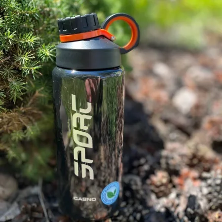 Пляшка для води CASNO - 800 мл KXN-1235 сіра