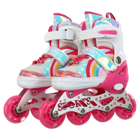 Ролики Best Roller розмір 29-33 рожево-білий 75504-S