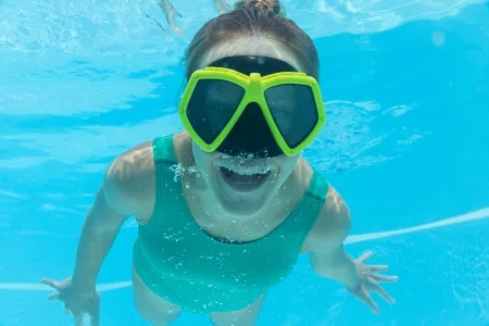 Маска для плавання BESTWAY 7+ 22040 темно-синій