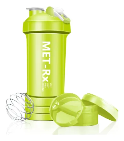 Шейкер Met-rx білий (+ 150мл + 100мл)