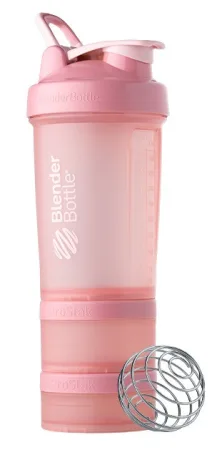 Шейкер спортивний BlenderBottle ProStak 650 мл с 2-мя контейнерами Rose_Pink