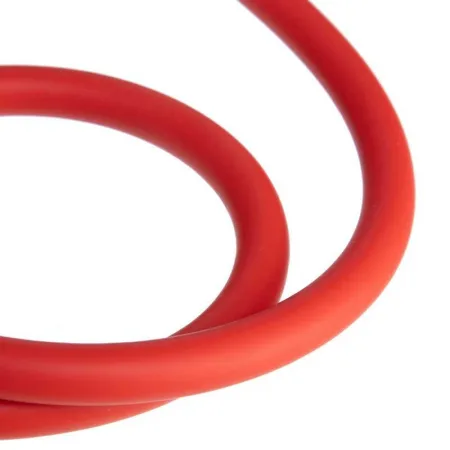 Еспандер трубчастий з ручками та фіксатором дверей довжина 120 см навантаження 13,7 кг червоний