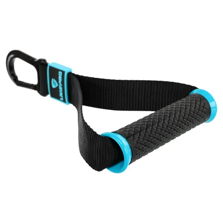 Ручки з карабінами для еспандерів, резинок та тренажерів FIT HOOK HANDLES LiveUp 2 шт чорний LP8706