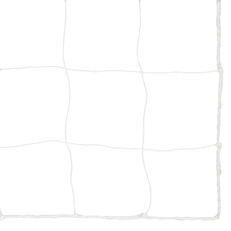 Сетка на ворота футбольные в комплекте из 2 штук 7,5х2,5х1,48х2,5 м 2 шт белый