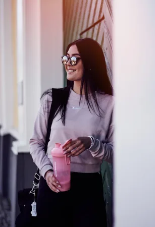 Шейкер спортивний SmartShake Original2 GO One - 800 мл світло рожевий