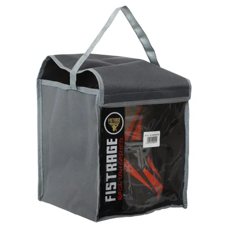 Лапа согнутая для бокса и единоборств FISTRAGE COMBAT 2 шт чёрный-оранжевый