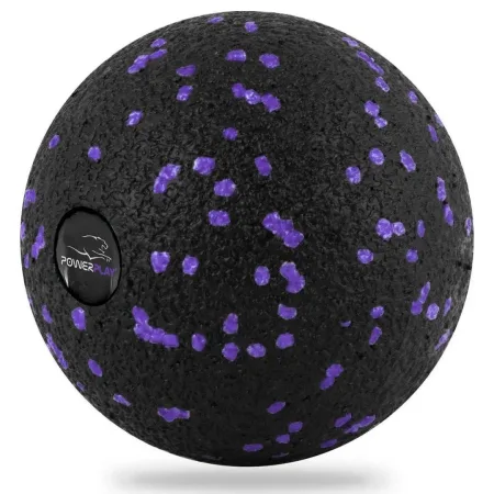 Масажний м'яч PowerPlay PP-4350 Epp Massage Ball d8 Чорно/Фіолетовий