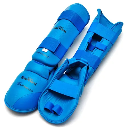 Захист гомілки та стопи для карате синій S