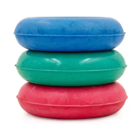 Еспандер кистьовий кільце навантаження - 20 кг Зелений - червоний, зелений, синій.