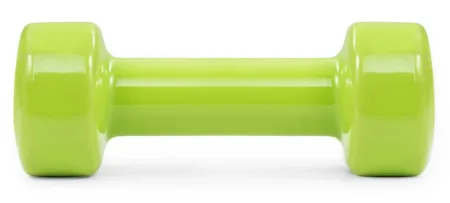 Гантелі вінілові PowerPlay 4125 Achilles 2*3 кг. зелені (пара - 2шт.)