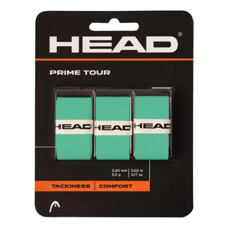 Намотки для тенісной ракетки Head Prime Tour 3 штуки мятные