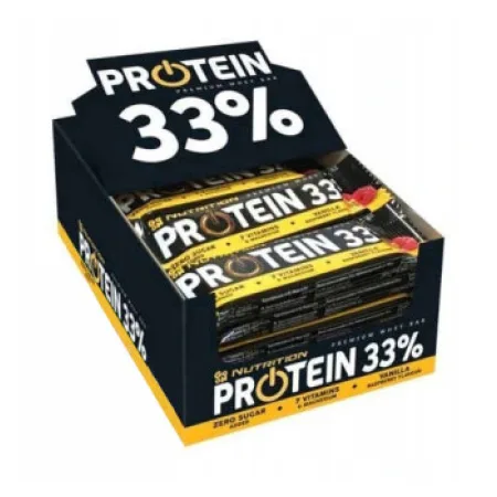 Protein 33% Bar - 25x50 г ваніль родзинка