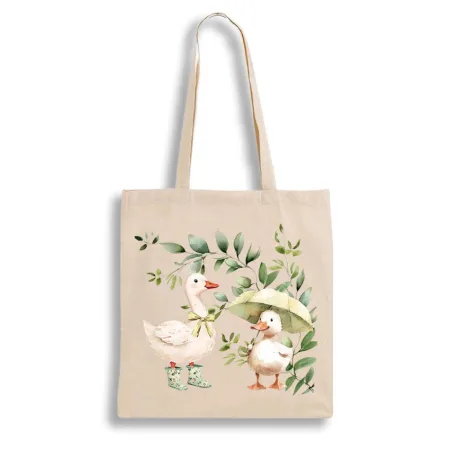 Екошопер BookOpt BK4103 веселі гусята бежевий