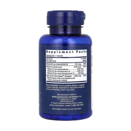 Vitamins D and K with Sea-Iodine™ - 60 капсул