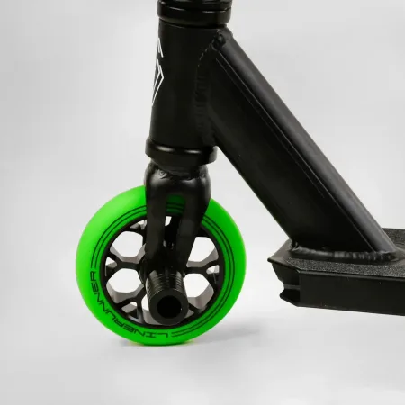 Самокат трюковий Best Scooter, HIC-система, d=110 мм - чорний/зелений