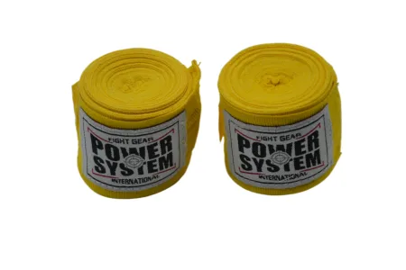 Бинти для боксу Power System PS-3404 жовтий 4 м