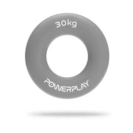 Еспандер кистьовий силіконовий PowerPlay PP-4324 Hand Grip Ring X-Hard 30 кг. сірий