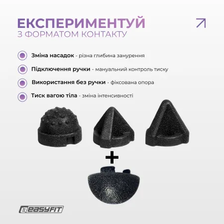 Набор массажеров для МФР EasyFit TriggerSet (4 шт.)