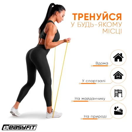 Гумова петля EasyFit 1 - 6 кг жовта