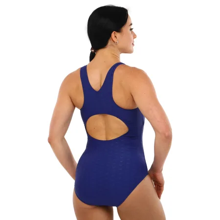 Купальник для плавання жіночий злитий Синій EUKIVNTH 3XL