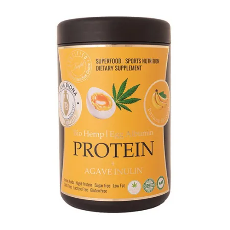 Hemp Protein + Agave Inulin - 700 г банан