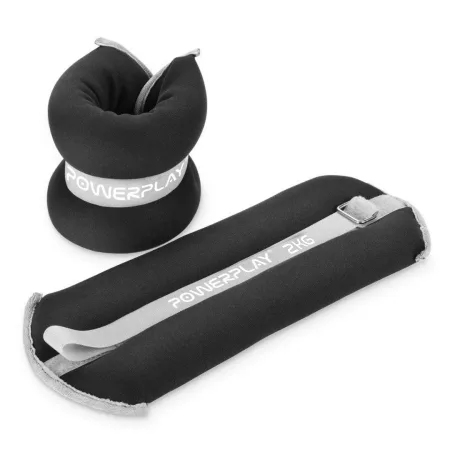 Обважнювачі-манжети для ніг та рук PowerPlay PP-4349 Ankle/Wrist Weights (2шт.*2 кг) (пара) чорні