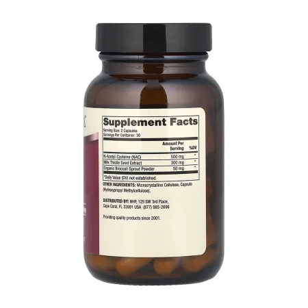 NAC with Milk Thistle 30 Day - 60 капсул