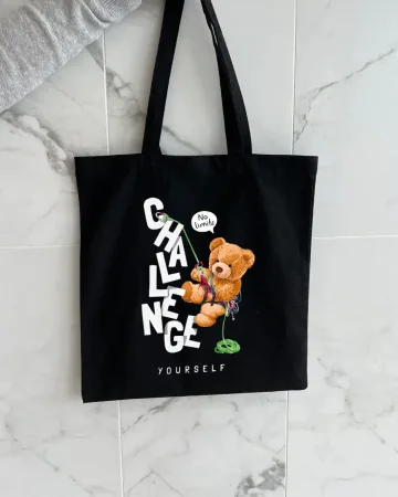 Екошопер BookOpt ВК4059 Teddy Bear (Challenge) чорний