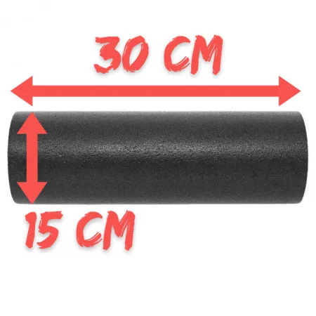 Massage and Yoga Set PowerPlay PP_4094 EPP (Roller 30*15 + 2 Balls) Red + Resistance Band 11 kg.